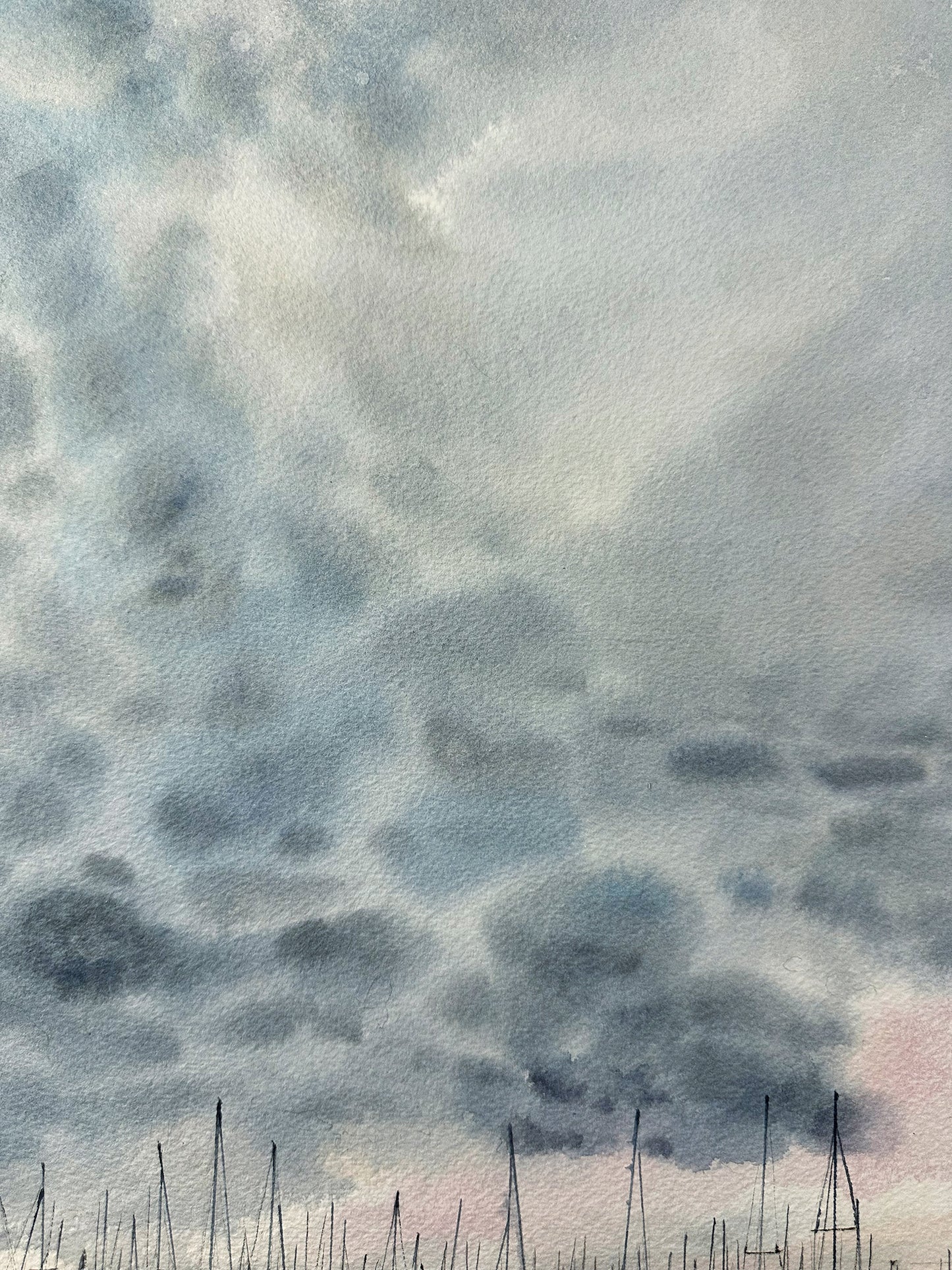Le Port Avant La Tempête | Alix XU