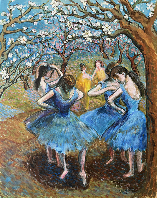 Ballerine sous le cerisier en fleur | Yang WANG