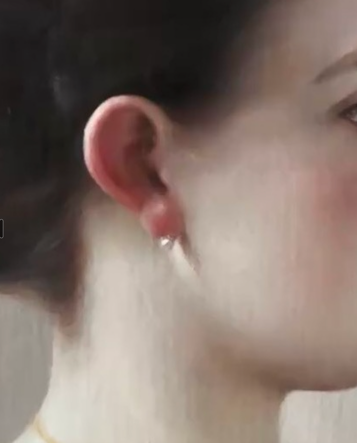 Portrait de femme en robe noire｜ Muyang Dai