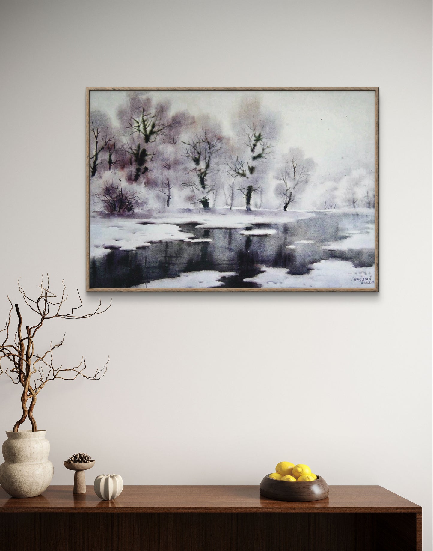 Sous la glace, le murmure | Baojian YU