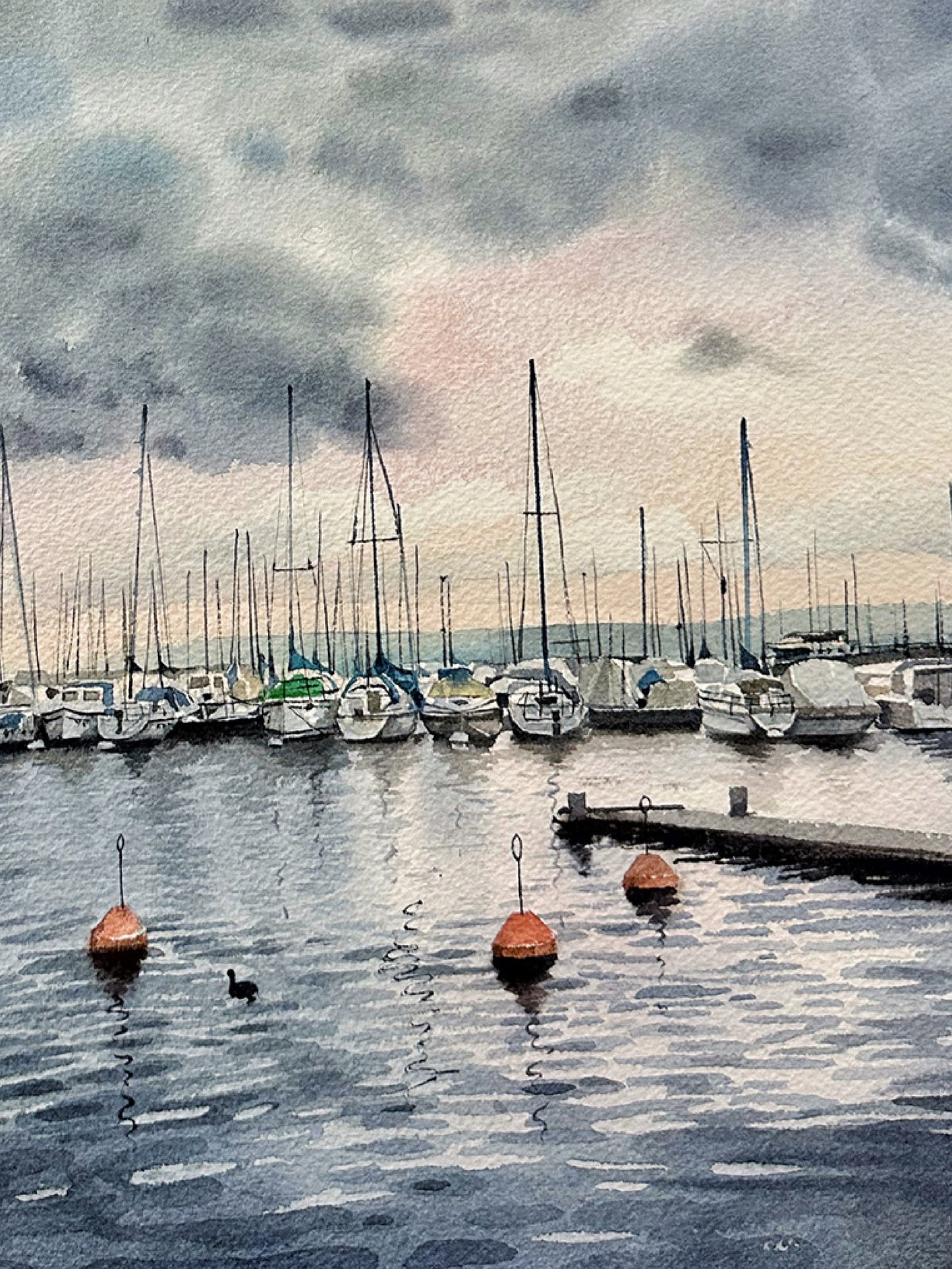 Le Port Avant La Tempête | Alix XU