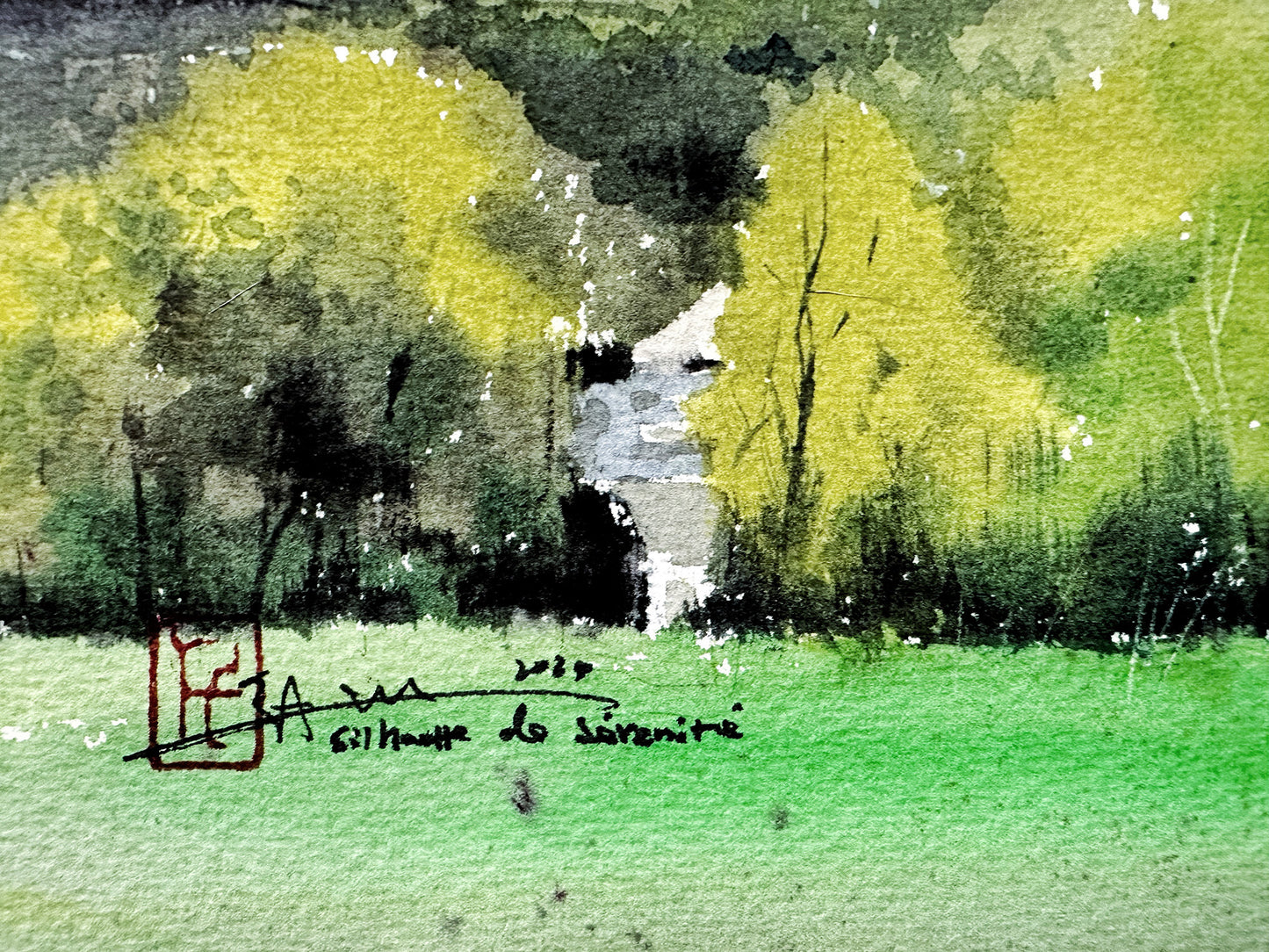 Lointain Lavé Par La Pluie | Alix XU
