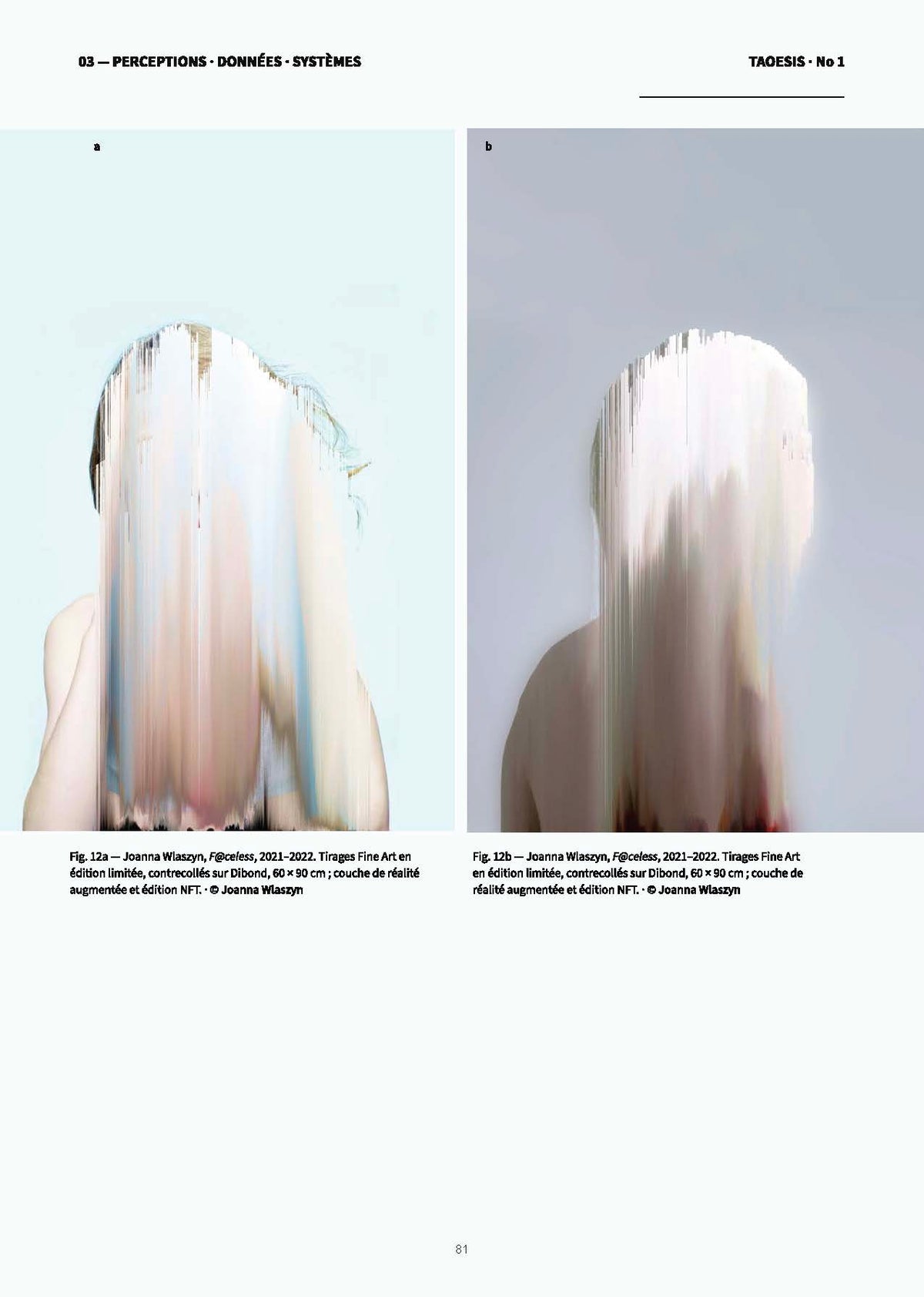 TAOESIS N°1 — Joanna Wlaszyn, Faceless, page 84