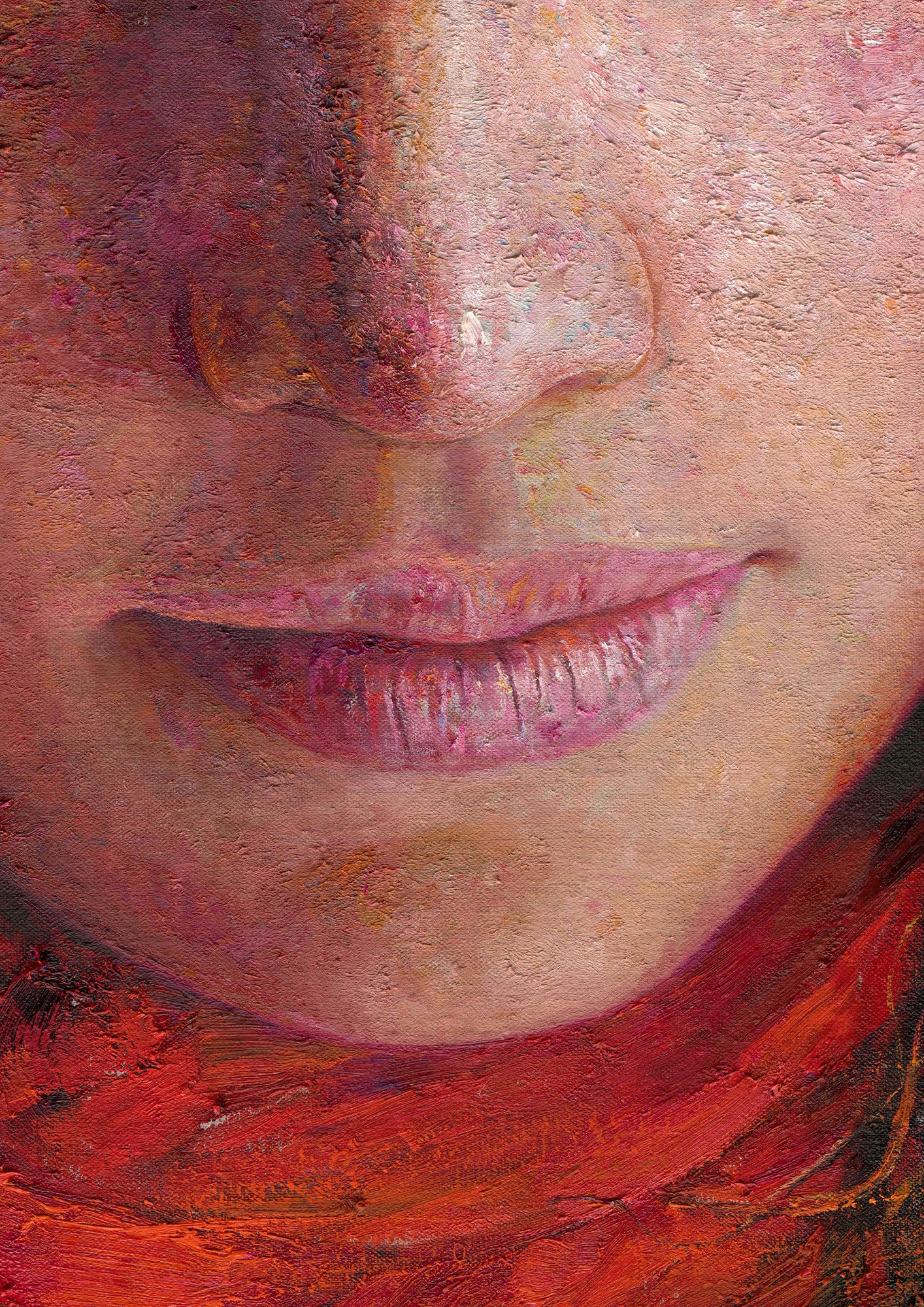 Mirina en foulard rouge | Yaya YAN