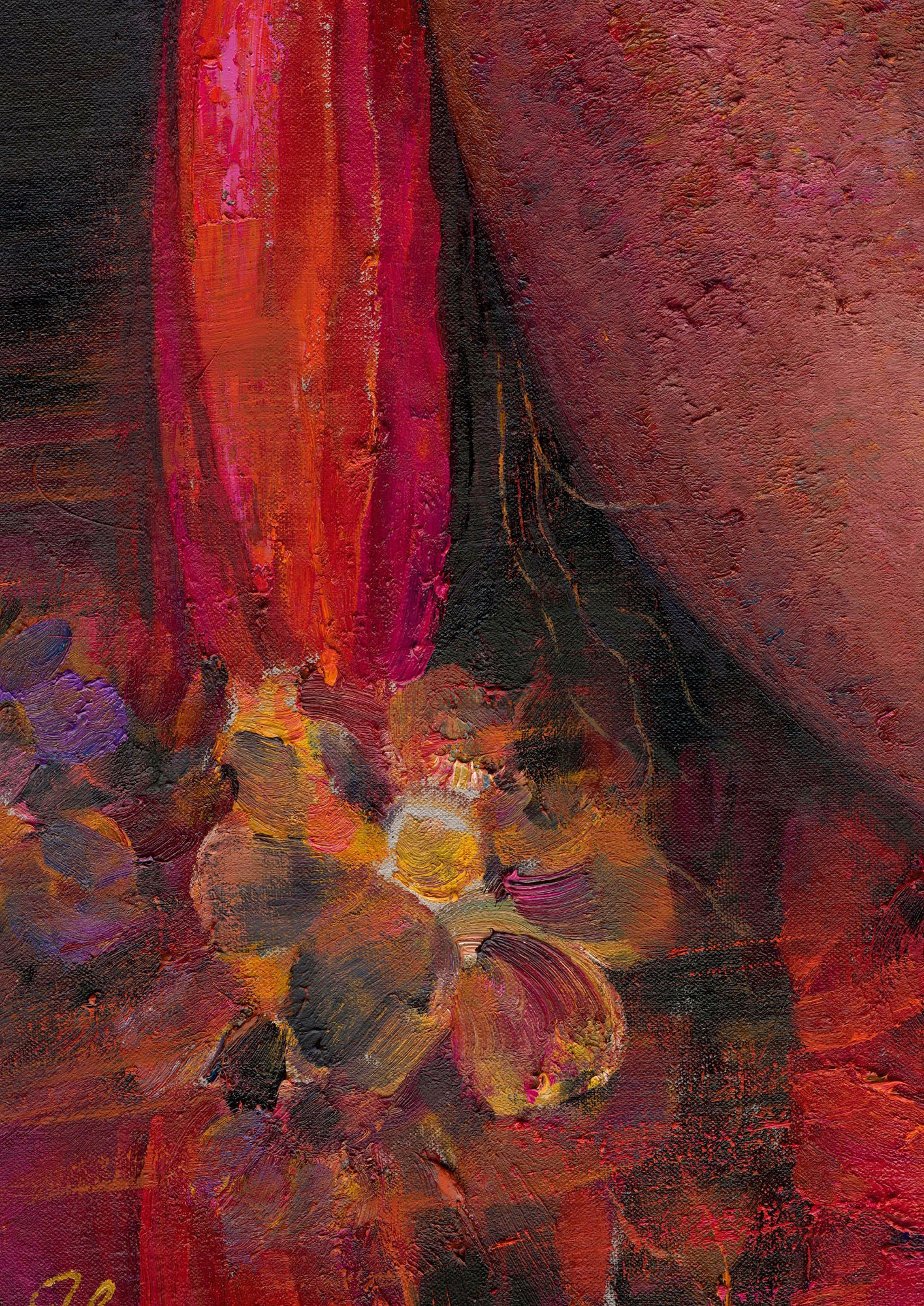 Mirina en foulard rouge | Yaya YAN